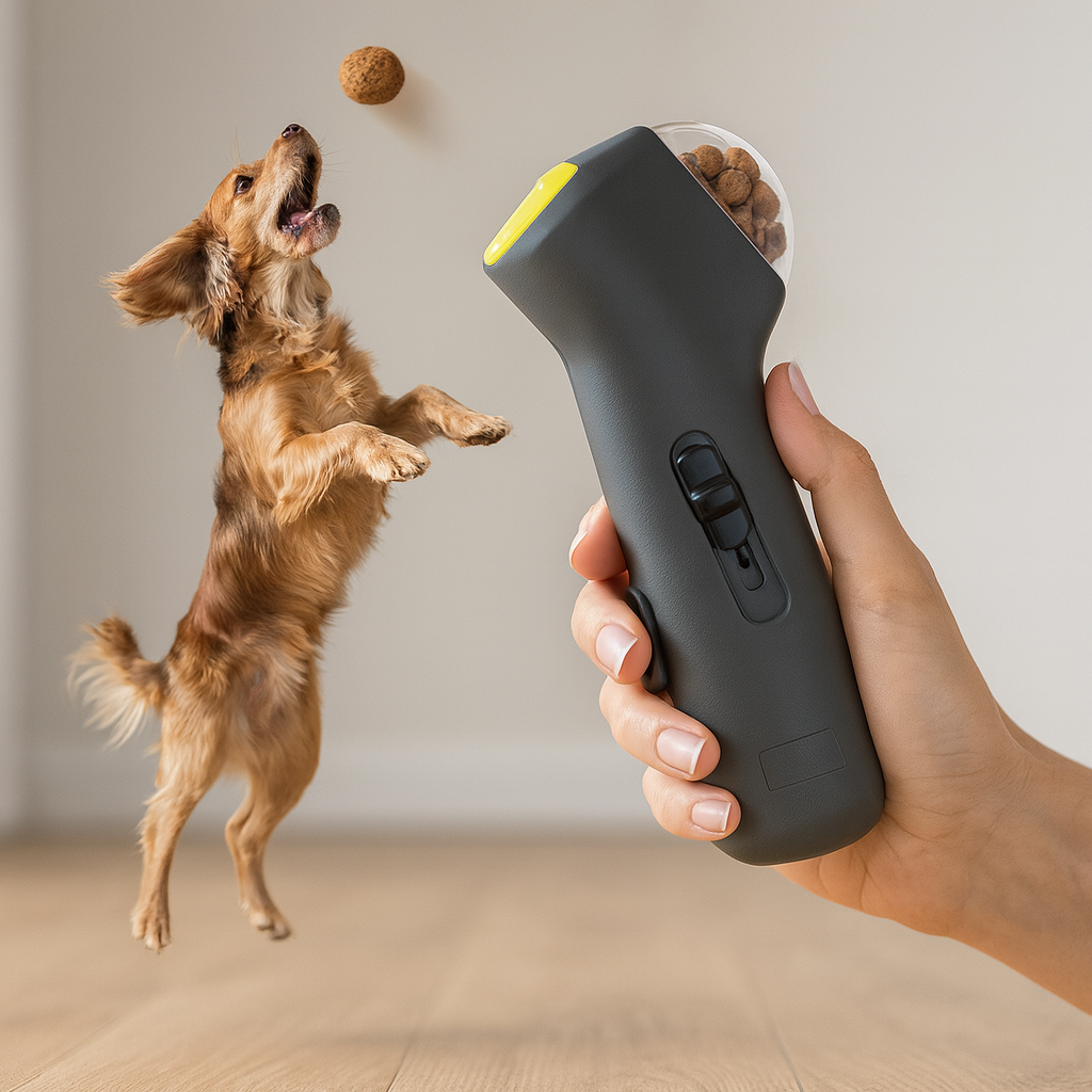 Dog Treat Launcher Toy for Training