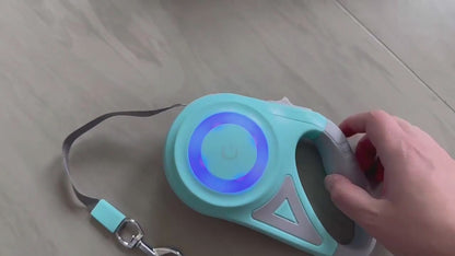 Retractable Dog Leash With LED Light